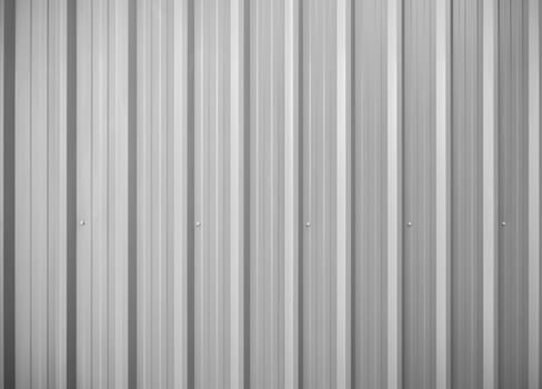 Corrugated galvanised iron wall texture for background