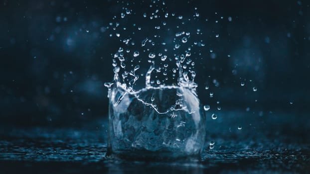 a water drop color background