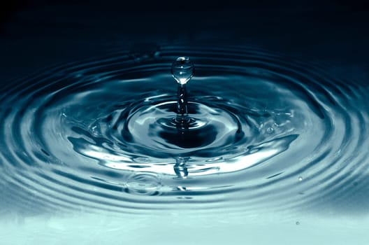 a water drop color background