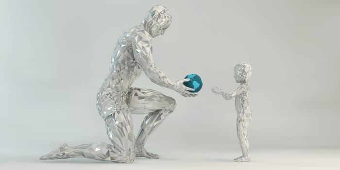Give Your Child the World as Parenting Concept