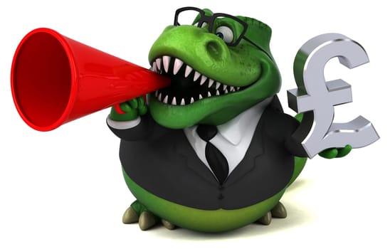 Fun trex - 3D Illustration