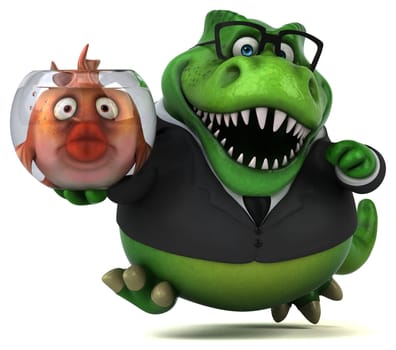 Fun trex - 3D Illustration