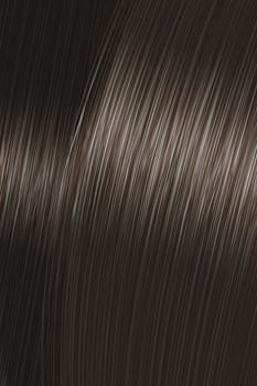 Realistic dark black straight hair texture with glossy shiny detail. Vector illustration.