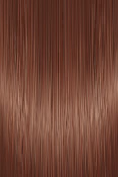 Realistic golden brown brunette hair texture with glossy shiny detail. Vector illustration.