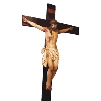 holy jesus christ cross  easter illustration