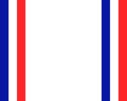 French flag with copy space
