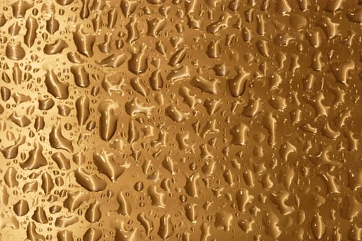 water drops on glass surface