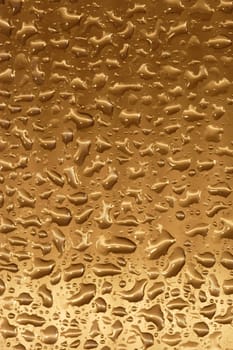 water drops on glass surface