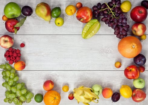 photography of different fruits and vegetables on wooden table