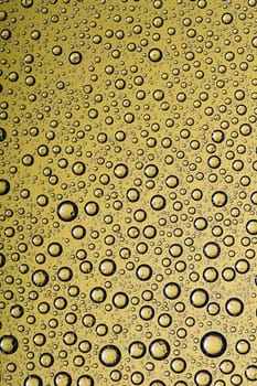 Water drops on glass window
