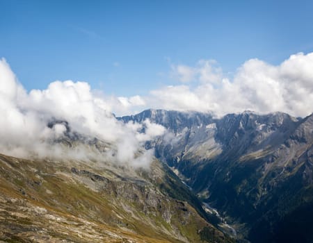 a backgrounds panorama mountains in Austria