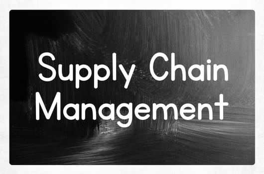 supply chain management concept