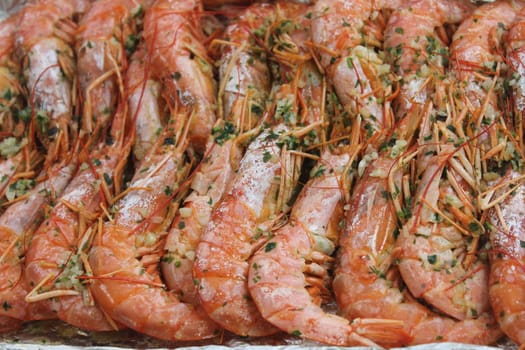 delicious grilled prawns hot grilled seafood prawns