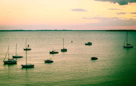 Sea sunset