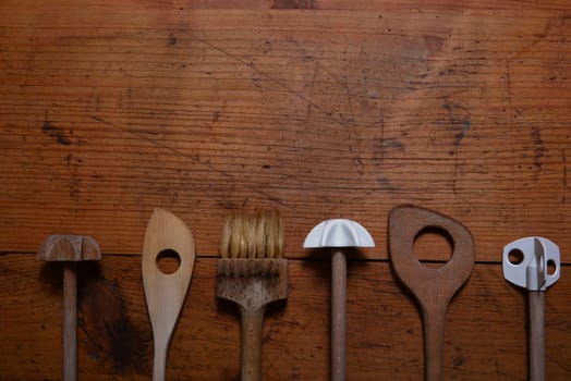 old cooking spoon background kitchen