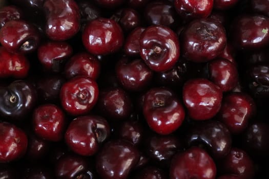 delicious red cherries fruit beautiful tasty nutritious natural food