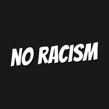no racism black lives matter illustration
