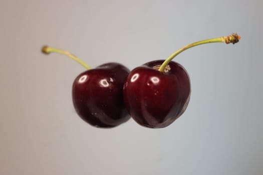 delicious fruit cherries natural red balls tasty color