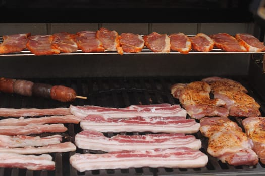 delicious barbecue stuffed meat bacon sausages black puddings calories