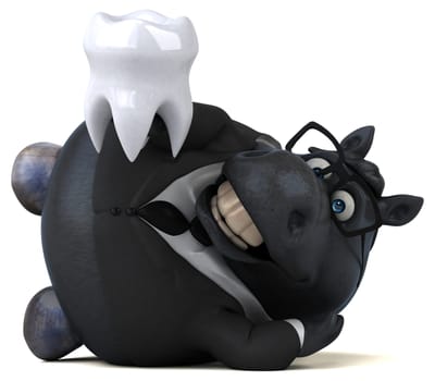 Fun horse - 3D Illustration