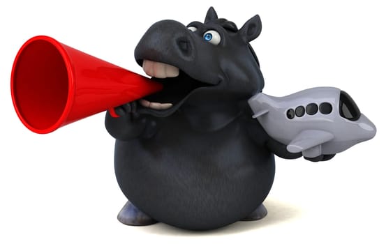 Fun horse - 3D Illustration