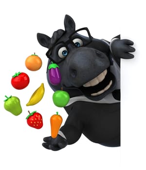 Fun horse - 3D Illustration