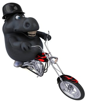 Fun horse - 3D Illustration