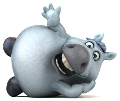 Fun horse - 3D Illustration
