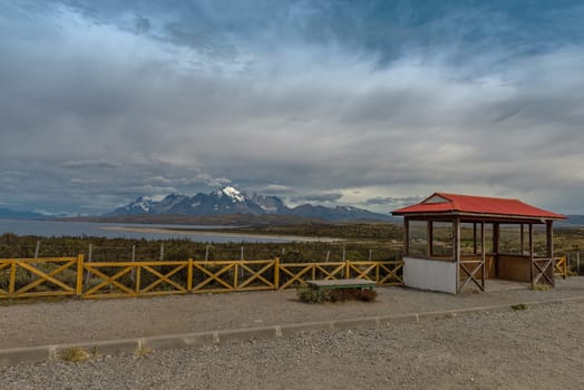 Panorama of Torres del Paine National Park, Patagonia, Chile