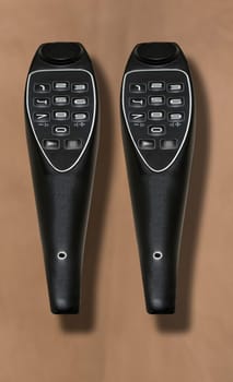 Audioguide device for museums and outdoors visits. Isolated