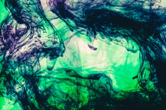a liquid splash dissolve color