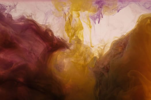 a liquid splash dissolve color