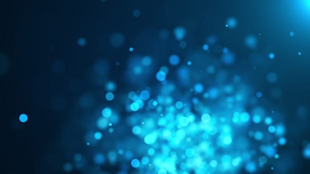 Shimmering stream rushing by curving 3D render line. Dusty burst energy in outer fantasy space flying along curved trajectory. Futuristic decoration in festive starlight design.