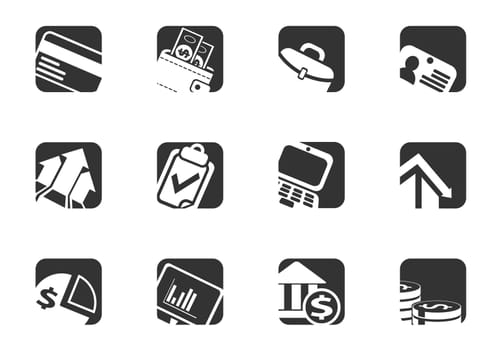 Business icon set for your design. vector icons