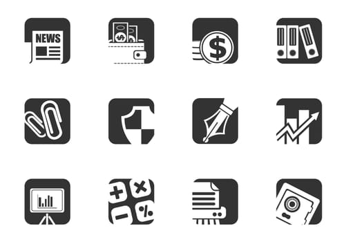 Business icon set for your design. vector icons