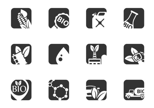 BIO fuel icon set for your design. vector icons
