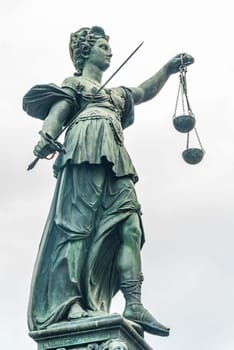 Justitia monument - Frankfurt
