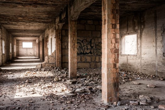 Ruin of an old industrial Building, Majorca