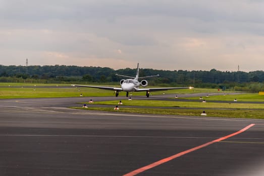 Learjet in Egelsbach, Germany