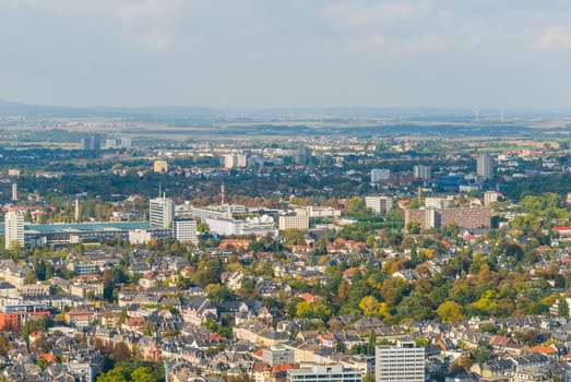 Frankfurt from above, Germany