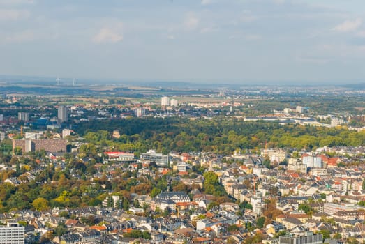 Frankfurt from above, Germany