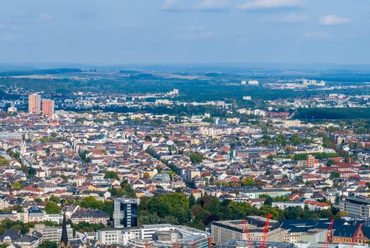 Frankfurt from above, Germany