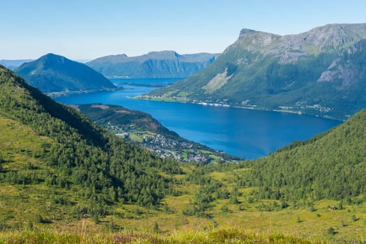 View of Ørsta, Norway