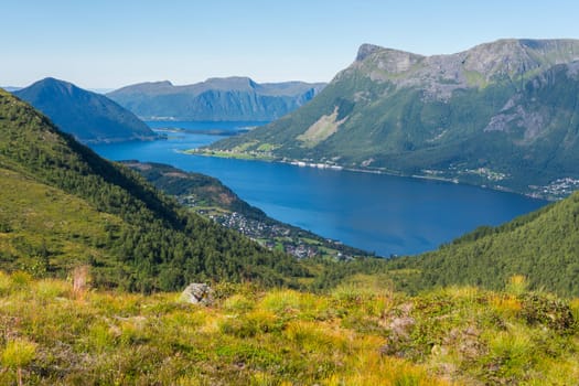 View of Ørsta, Norway