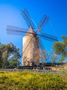 Typical wind mill, Majorca