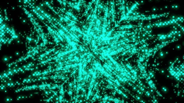 Abstract beautiful line flowers background, 3d render computer generated backdrop