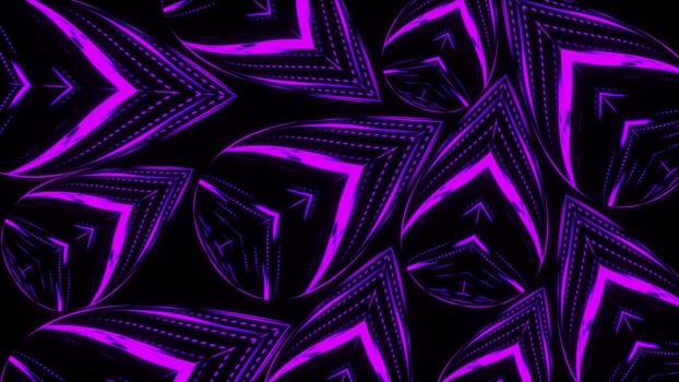Abstract beautiful line flowers background, 3d render computer generated backdrop