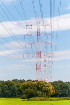 Pylons near Darmstadt (germany)