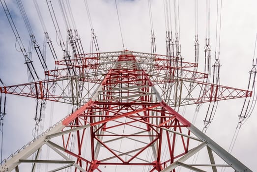 Pylons near Darmstadt (germany)
