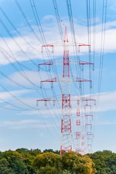 Pylons near Darmstadt (germany)